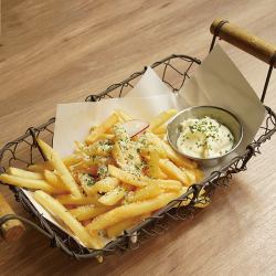 炸薯条和奶油奶酪