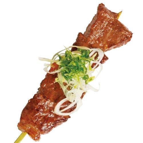Beef rib skewers with delicious sauce