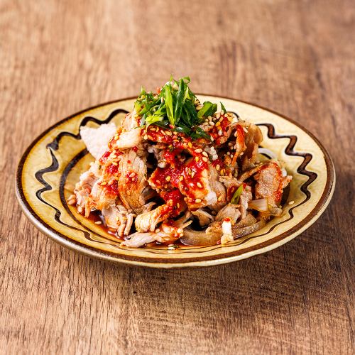 冷たい豚葱しゃぶ