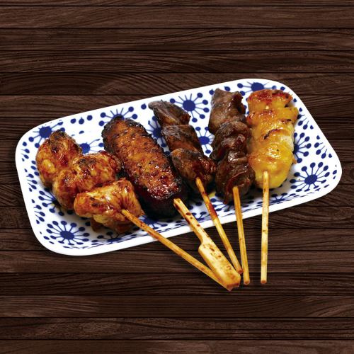 やきとり串　鶏串5本盛り