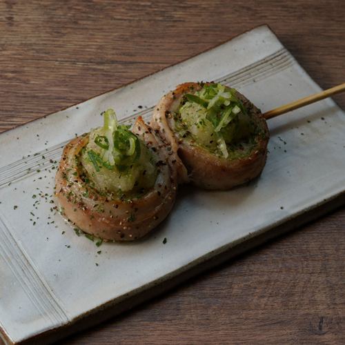 レタス巻き 葱おろしタレ