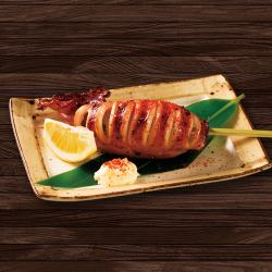 屋台のイカ醤油焼き