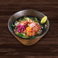 とろサーモン茶漬け