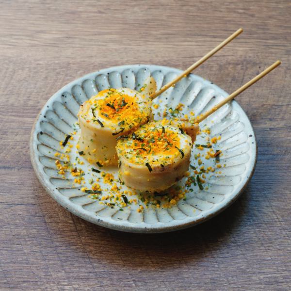 Soft-boiled egg roll