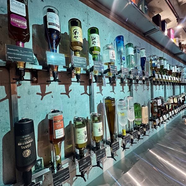 【お酒好きにはたまらない空間♪】お酒の種類はオールジャンル☆もちろんお酒の単品注文も承ります◎