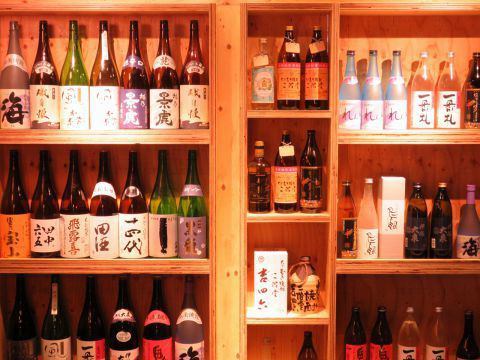 充実の日本酒ラインナップ