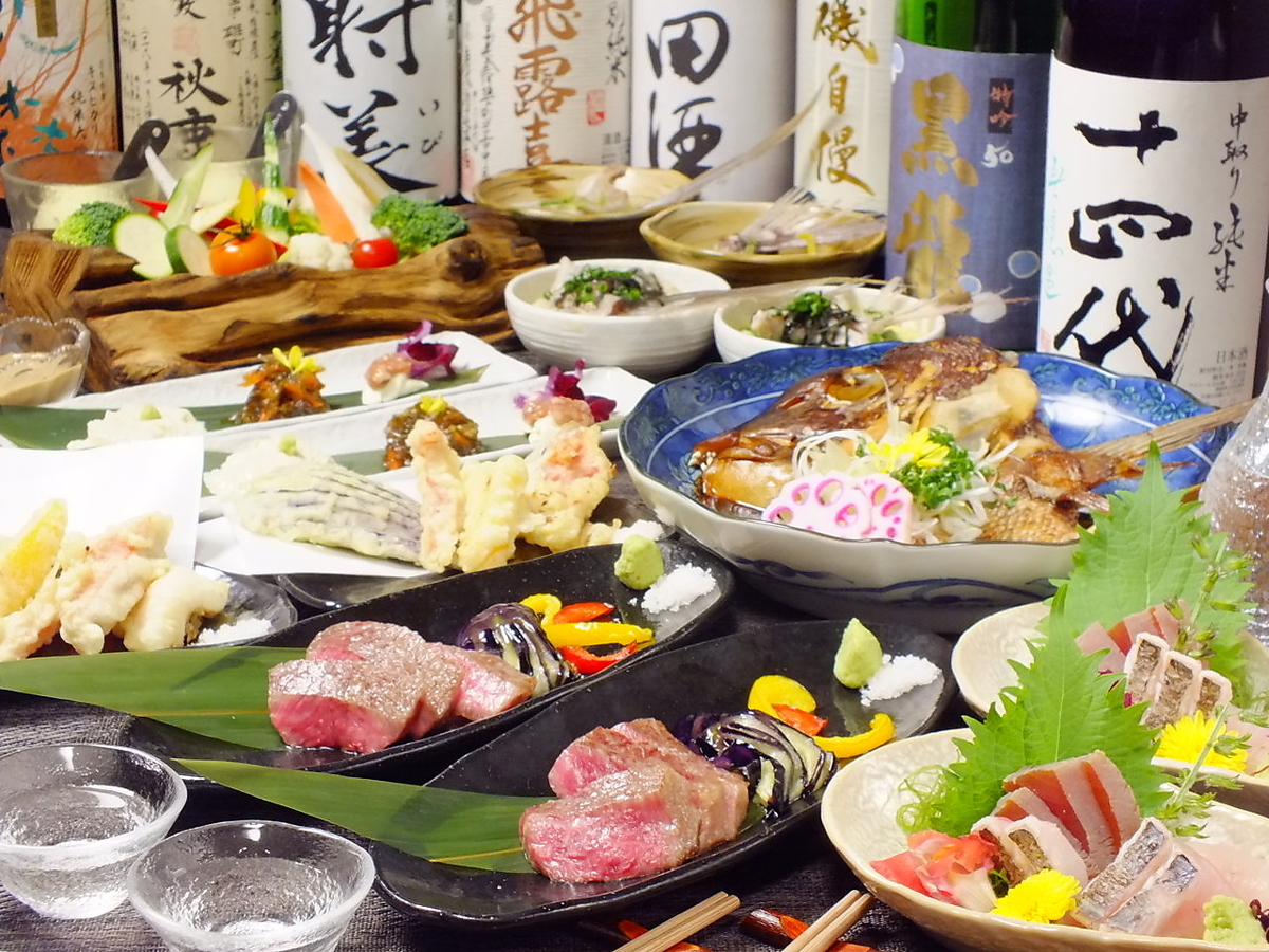 百合コース 2 5ｈ飲み放題付で6000円 接待や記念日などにおすすめ 和バル用賀炎陣