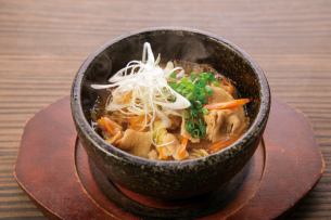 Stone-baked Ankake Yakisoba Rich Seafood Soup