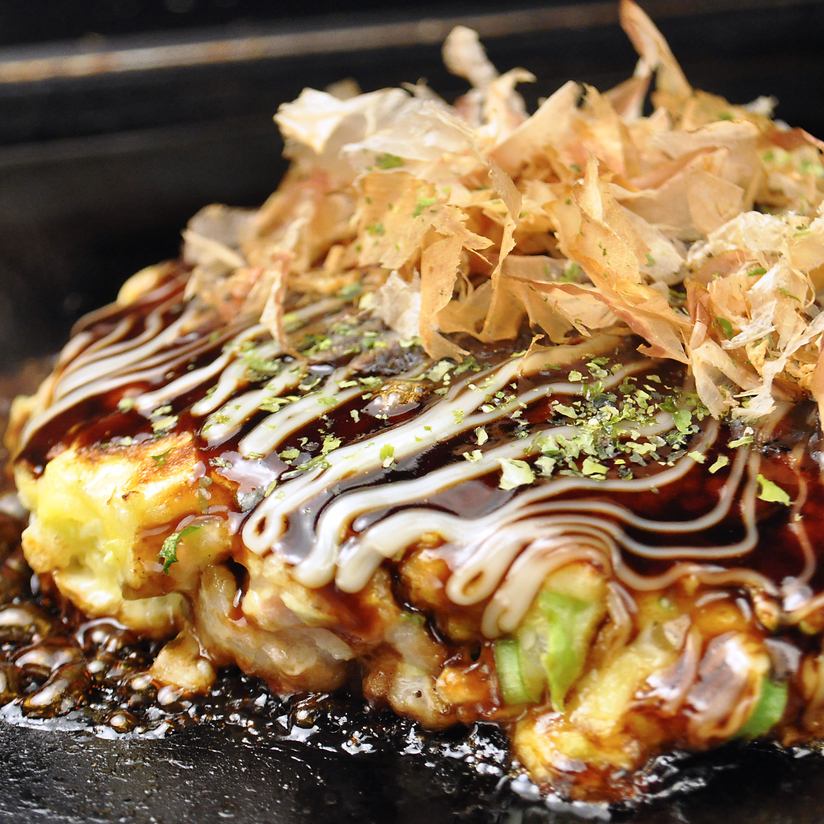 ◆如果您想吃美味的okonomiyaki和monja，請單擊此處！◆從小團體到大型宴會◎
