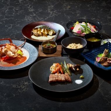 【ランチコース】黒毛和牛と鮮魚を愉しむランチ