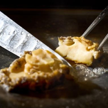 【鮑コース】贅沢な鮑の鉄板焼と特選黒毛和牛ステーキを満喫