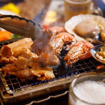 【ノンアルプラン】食べ放題&飲み放題4,300円(500円分の金券付)♪プラス500円で時間無制限