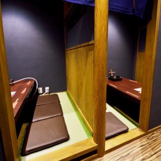 Digging Gotatsu private room is available for 2 to 5 people