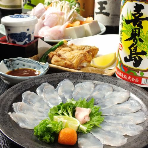 Fugu cuisine course 8,800 yen~