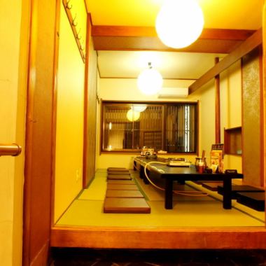 【침착이 있는 공간】호화스러운 복어・짙은 방법을 만끽하는데 딱 좋은 고급 일본식 개인실.접대나 식사회, 가족 모임 등에도 이용하시기 쉬운 분위기.