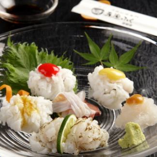 はも刺身5種盛り