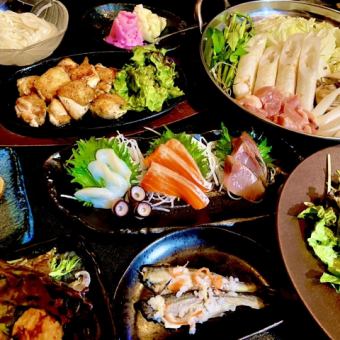 2.5 hours of all-you-can-drink [Akita Enjoyment Course] 9 dishes, 6,000 yen including tax ★Completely private room guaranteed★