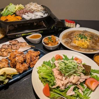 2.5時間プレミアム飲み放題付［鶏づくし　極　コース］全9品税込６０００円★完全個室確約★