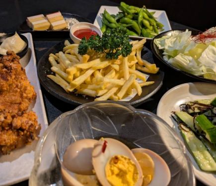附3小时无限畅饮【轻松畅饮套餐】7道菜仅需3,500日元★保证包间★