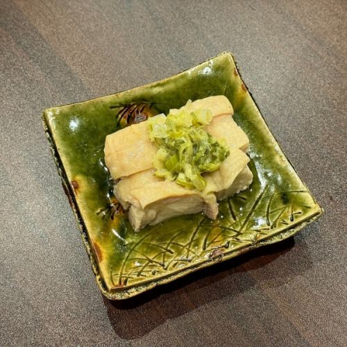 細切り豆腐の和え物
