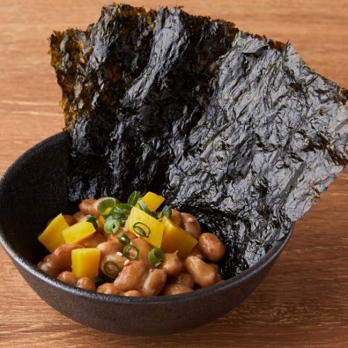 たくあん納豆海苔付き