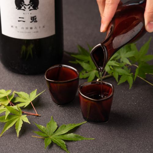 We will provide you with recommended sake such as rare sake, popular sake, standard sake, etc.
