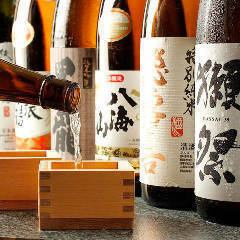 期間限定！厳選日本酒 獺祭・加賀鷲・景虎・真澄・黒龍・日高見など18種2h飲み放題1980円