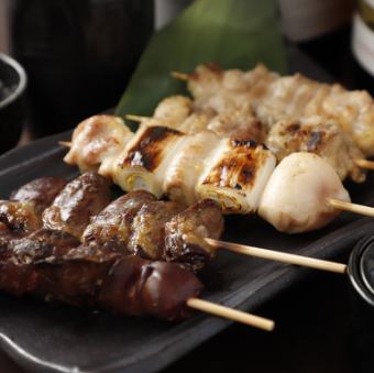 焼き鳥盛り合わせ
