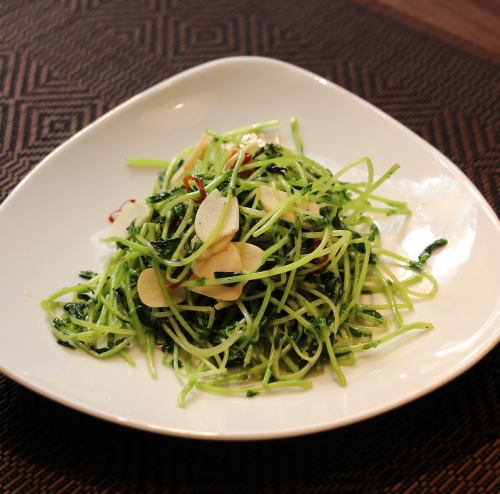 豆苗炒め
