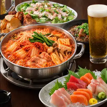 《花コース》スタンダード宴会コース8品◆2.5h飲み放題付き♪6450円→5450円