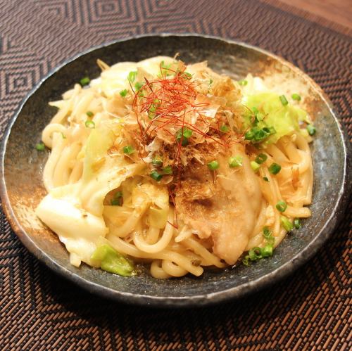 塩だれ焼きうどん