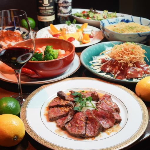 【歓送迎会など各種宴会に！】贅沢Partyコース7品2時間飲み放題付5500円(税込)