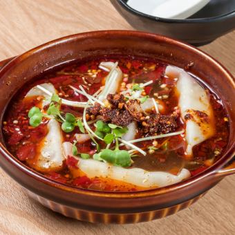 もちもち麻辣水餃子