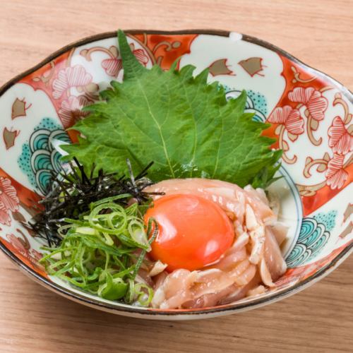 地鶏ユッケ(たれ・塩)