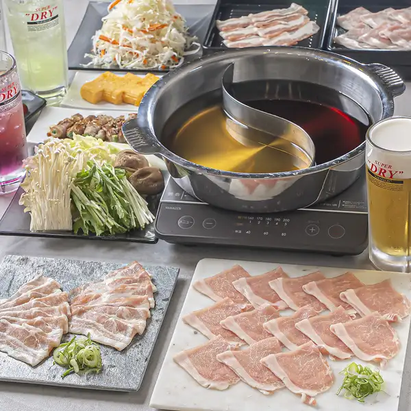 【学割】一品料理も食べ放題！贅沢しゃぶしゃぶ2,500円(税込み)～