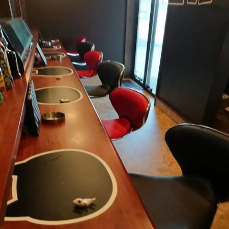 The cute counter seats are also recommended for women ♪ You can enjoy your meal while enjoying a conversation with the friendly store manager.One person is also welcome!
