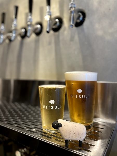 Craft beer poured right in front of you at the counter seats.We always have five kinds of domestic craft beer available! Enjoy fresh beer while it's still fresh!