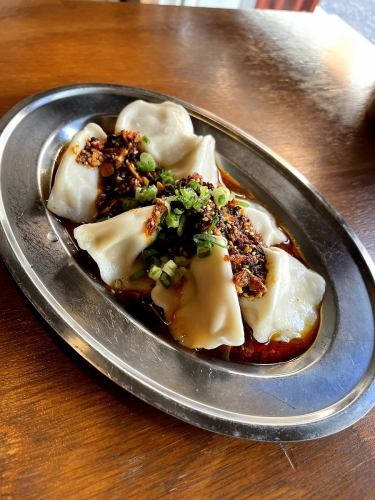 Homemade ramen dumplings