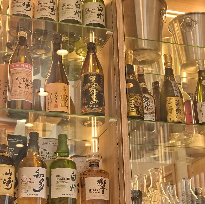 お料理だけじゃない！幅広い種類のお酒をご用意しております♪