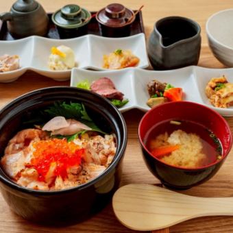 炙りサーモンいくら御膳