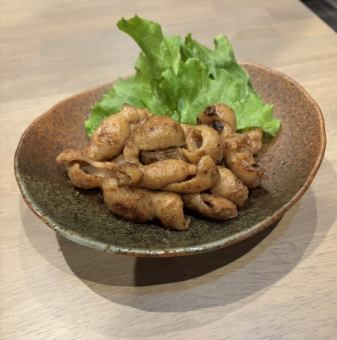 Grilled pork offal