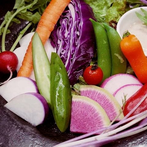 Fresh vegetables Bagna cauda S