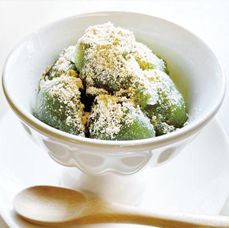 Wild grass warabi mochi