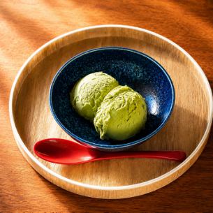 抹茶のアイスクリーム