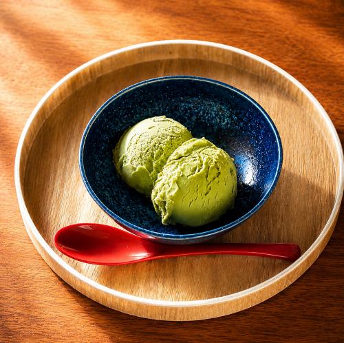 抹茶のアイスクリーム