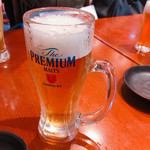 中華に合うキンキンのビール♪