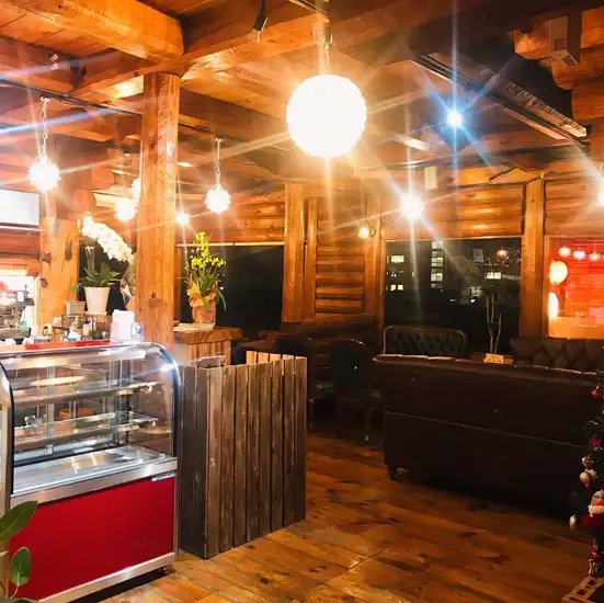 建在獨立木屋裡的咖啡館！