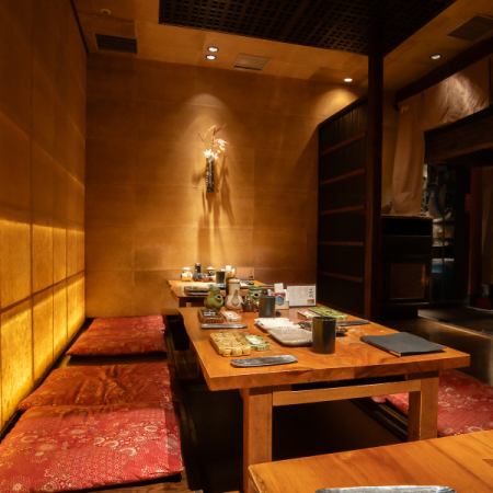 The horigotatsu table seats are also popular.The cozy and calm space is perfect for a variety of occasions, such as adult dates, various banquets, and after-work drinks!Enjoy the seasonal flavors to your heart's content in a relaxing private room...