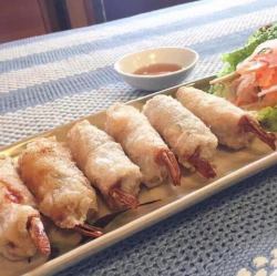 Deep fried spring rolls (5 pieces)