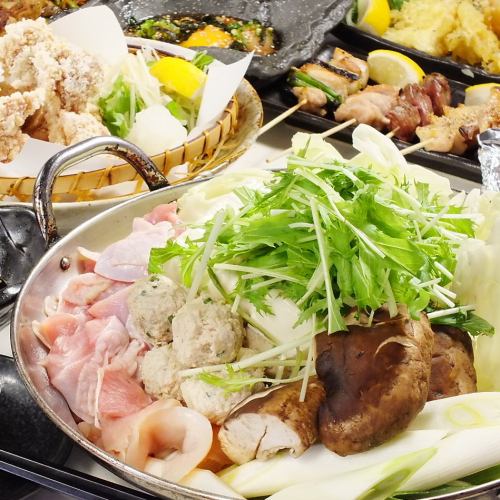 For year-end party ◎ Can be changed to 90 minutes all-you-can-drink! [Chicken hot pot course]